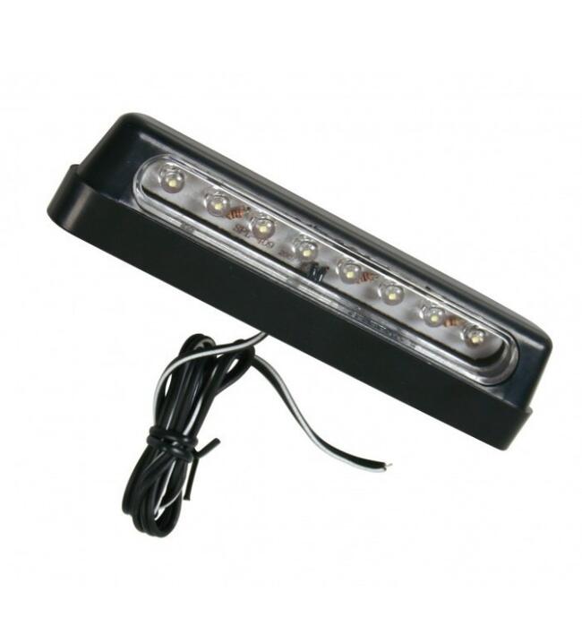 Luce Targa 8 Led Bianca Lampa